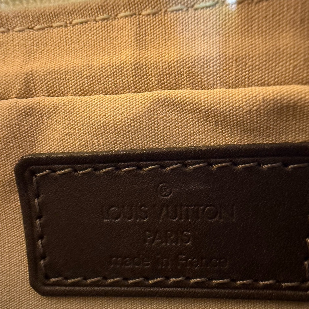 Louis Vuitton Monogram Mini Lin Canvas Shoulder Bag - Brown - Picture 7 of 14
